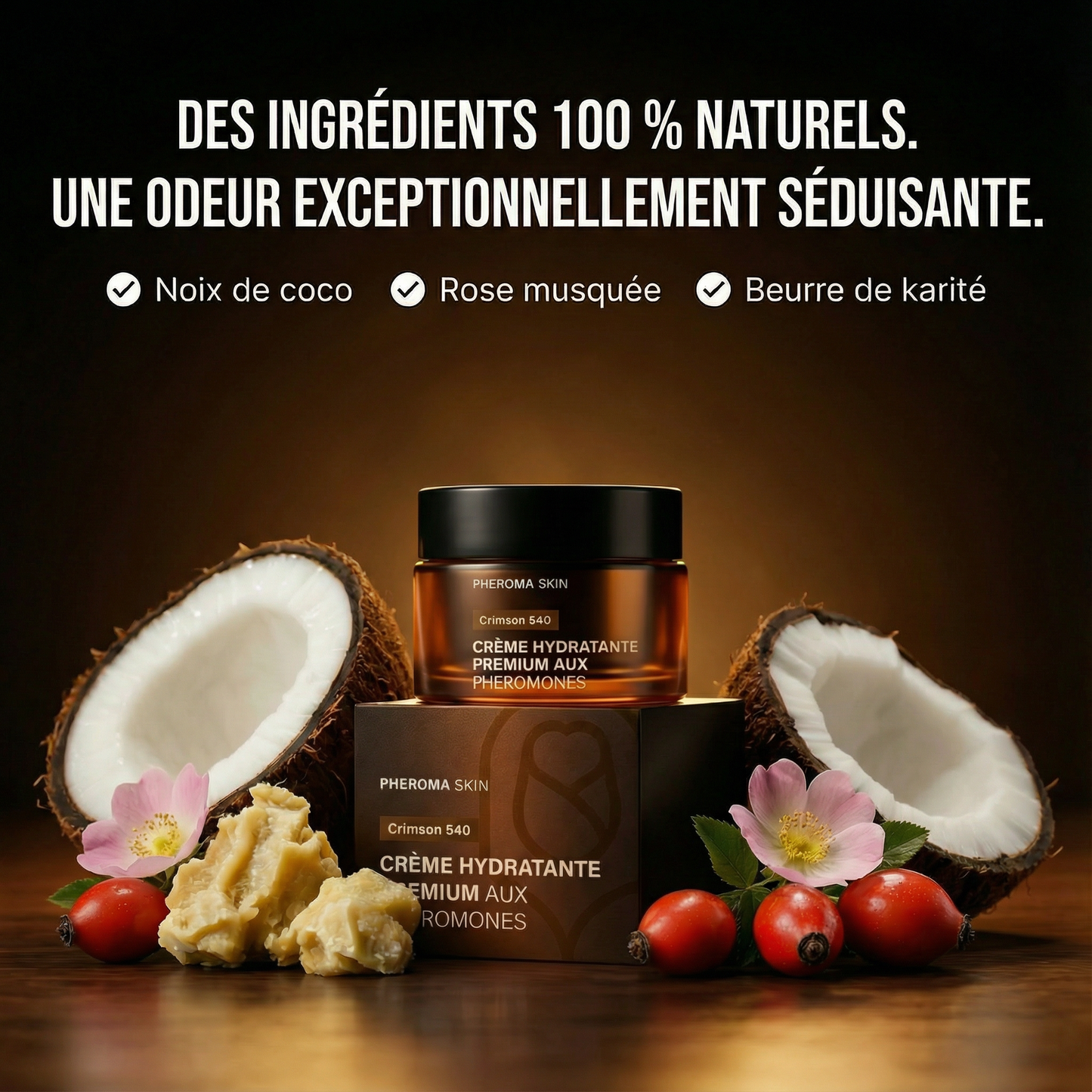 PHEROMA SKIN Crème Hydratante Premium aux Phéromones